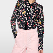 Blouse with all-over print