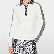 Long-sleeved polo shirt