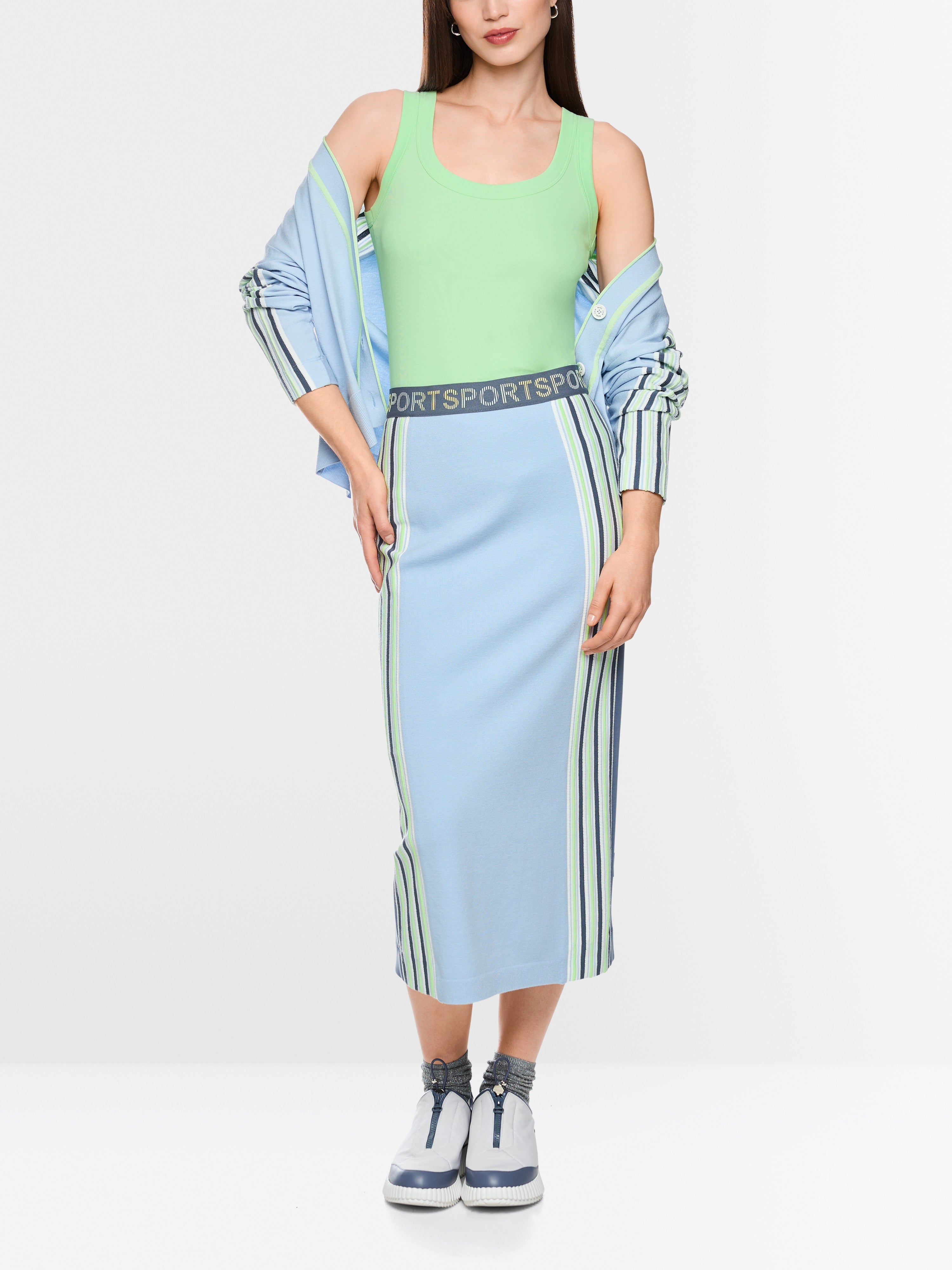 Basic stretch cotton top