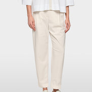 WOKHA stretch trousers with pleats