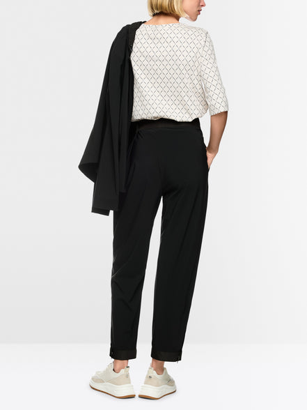 WOKHA stretch trousers with pleats