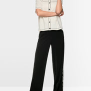 WELKOM pull-on logo stripe trousers