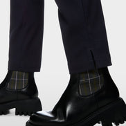 SILEA slim fit fabric trousers