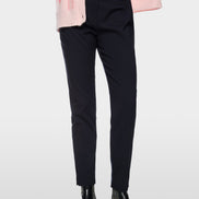 SILEA slim fit fabric trousers