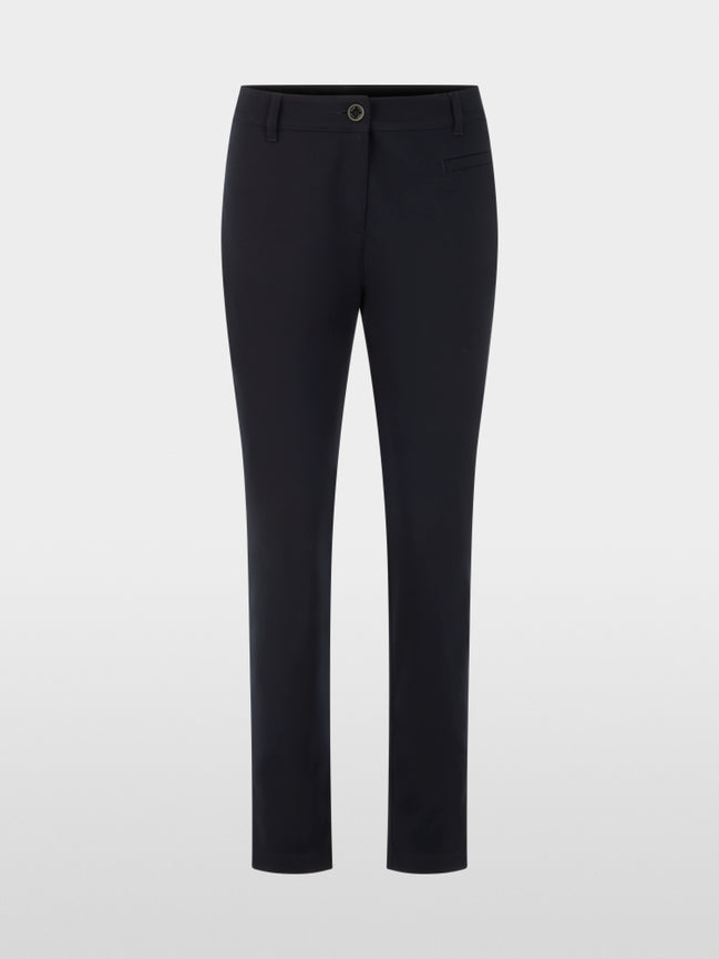 SILEA slim fit fabric trousers