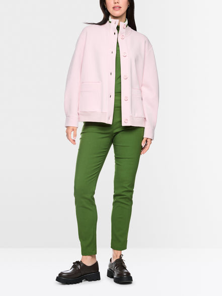 SILEA slim fit fabric trousers