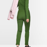 SILEA slim fit fabric trousers