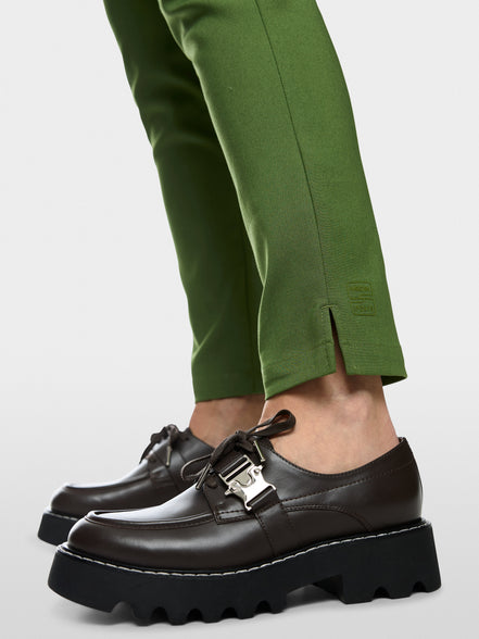 SILEA slim fit fabric trousers