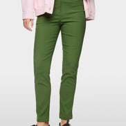 SILEA slim fit fabric trousers