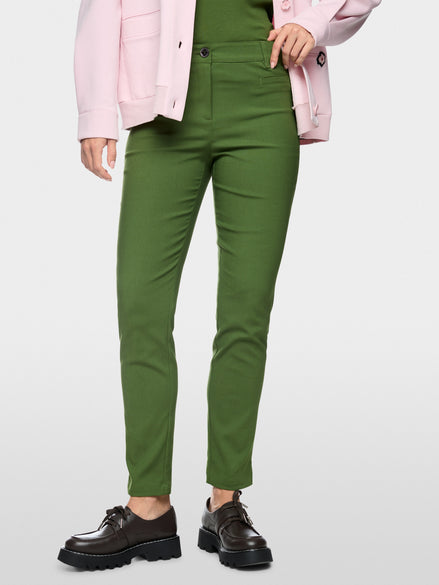 SILEA slim fit fabric trousers
