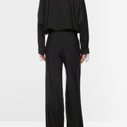 WELKOM pull-on pinstripe trousers