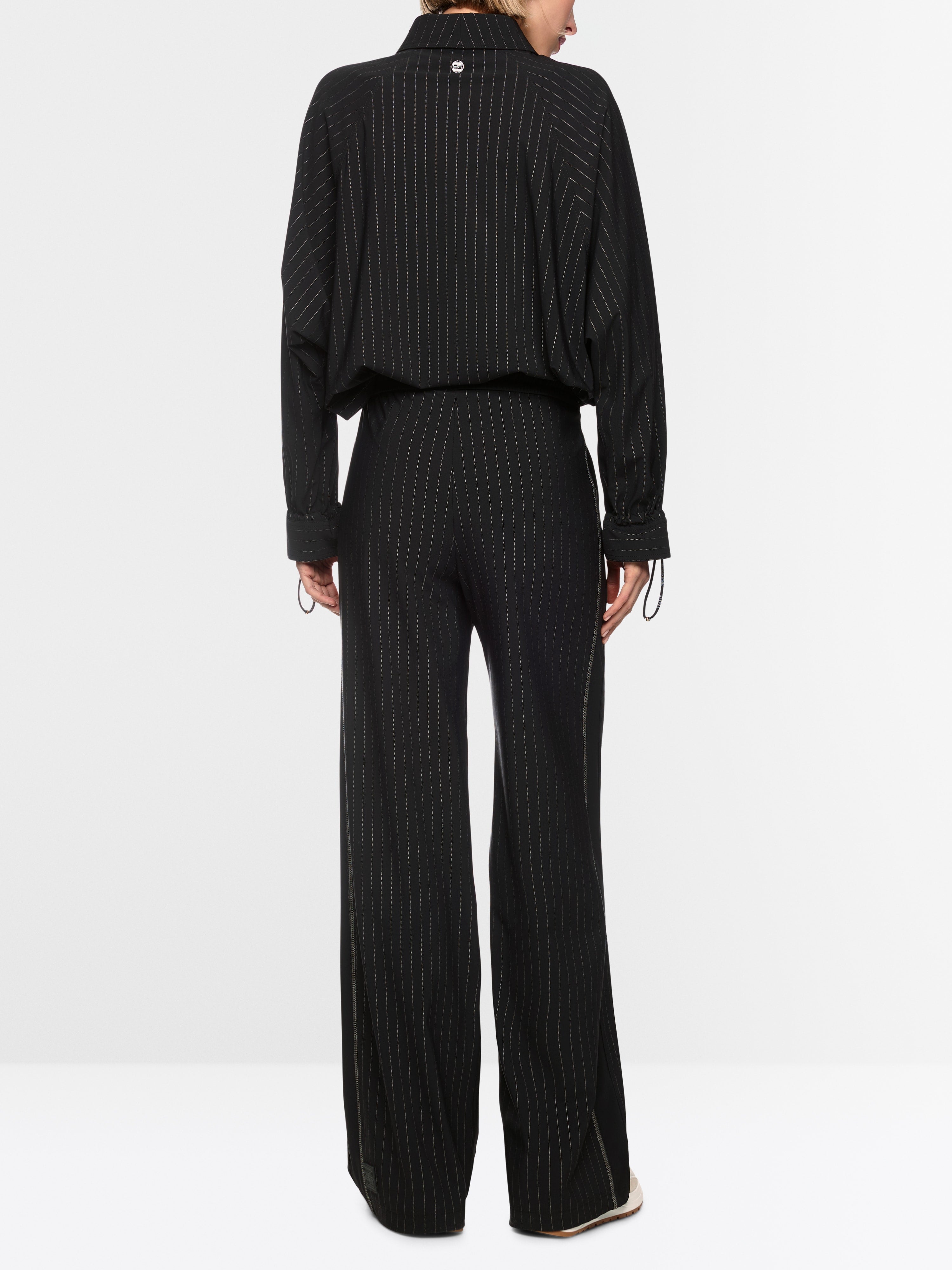 WELKOM pull-on pinstripe trousers