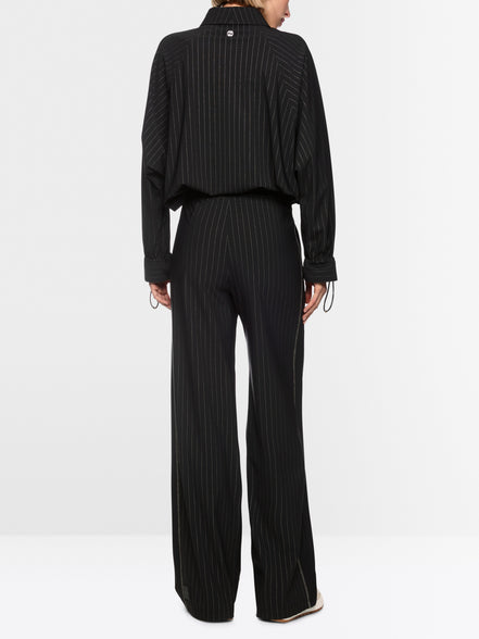 WELKOM pull-on pinstripe trousers