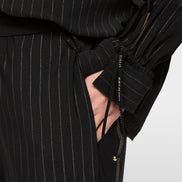 WELKOM pull-on pinstripe trousers