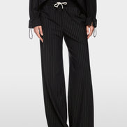 WELKOM pull-on pinstripe trousers