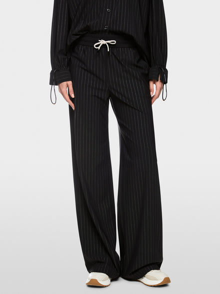 WELKOM pull-on pinstripe trousers