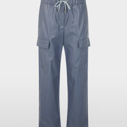 WUXI faux leather trousers