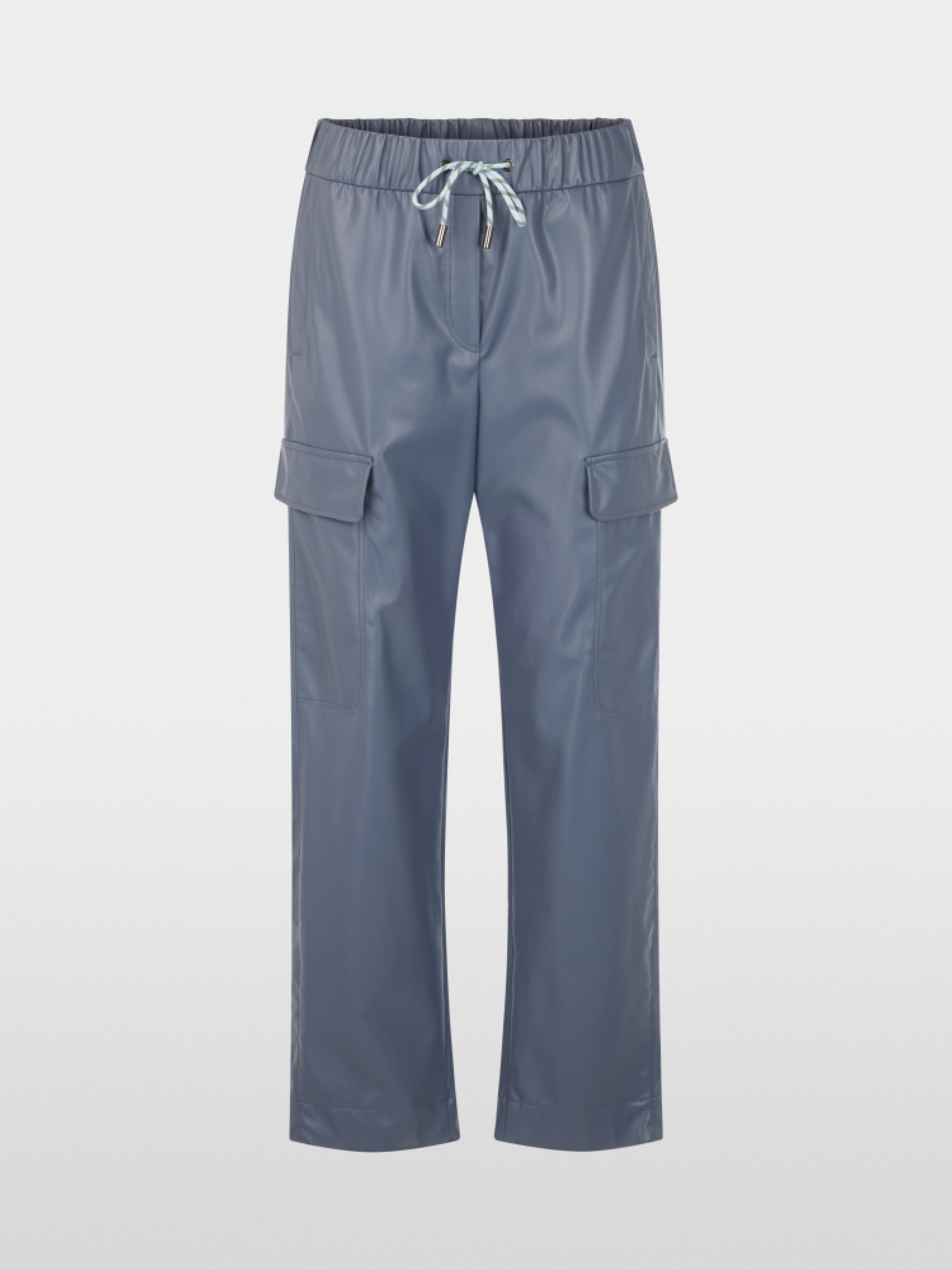 WUXI faux leather trousers