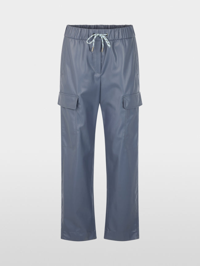 WUXI faux leather trousers