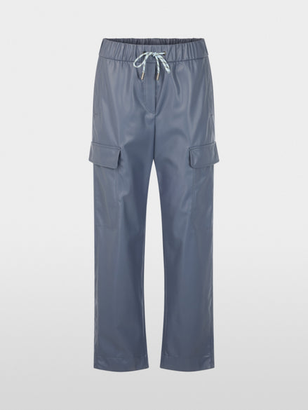 WUXI faux leather trousers
