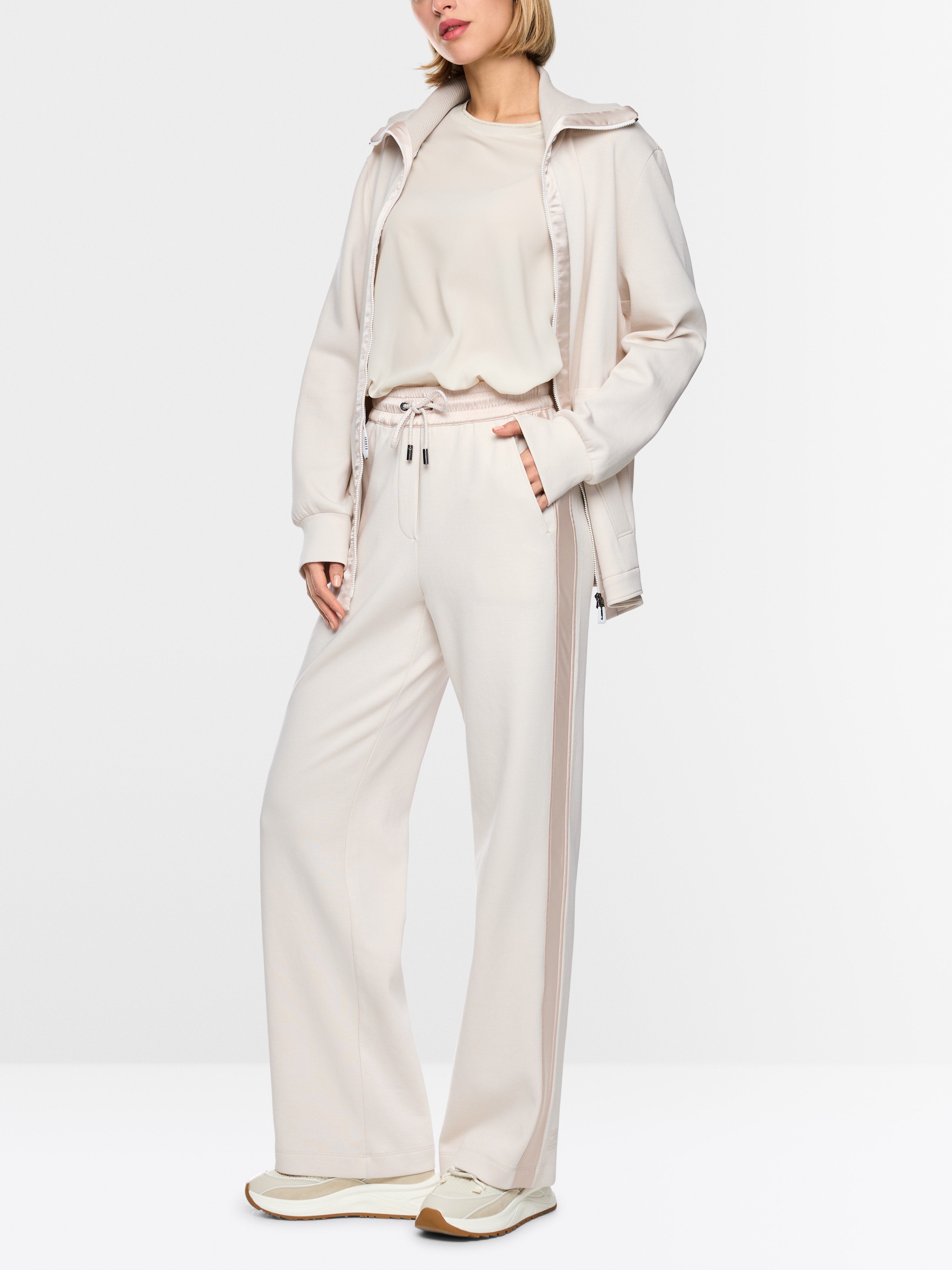 WASHINGTON trousers with satin details