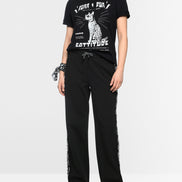 WASHINGTON pull-on trousers with lace