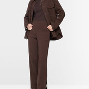 WASHINTON wide fit pull-on trousers