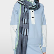 Scarf with graphic print
