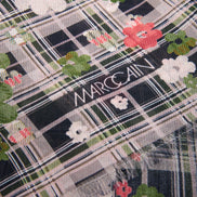 Scarf with floral pattern