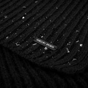 Scarf with rhinestone trim
