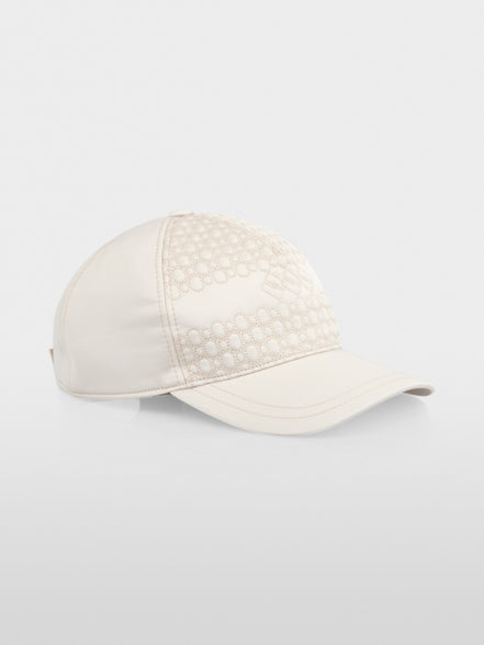 Quilted peaked cap