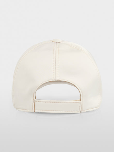Quilted peaked cap