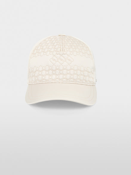 Quilted peaked cap