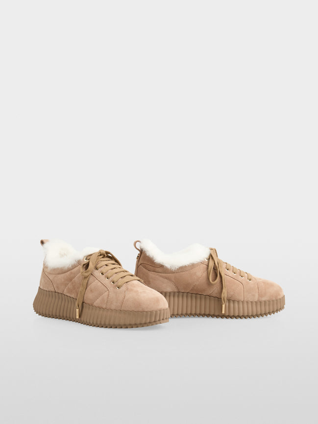 Suede trainers