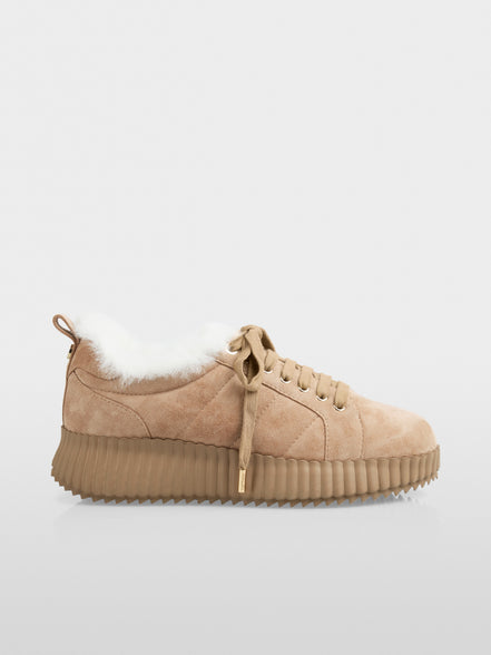 Suede trainers