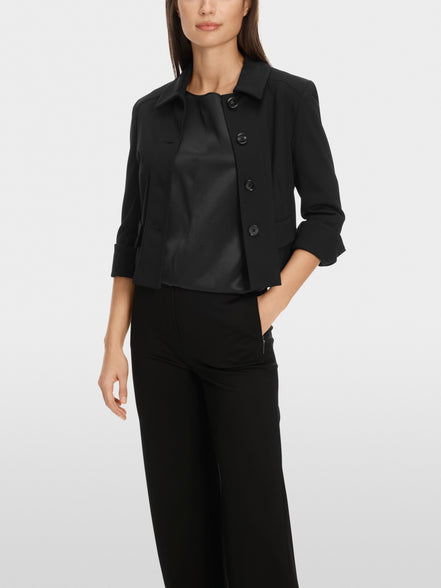 Short jacket with Kent collar