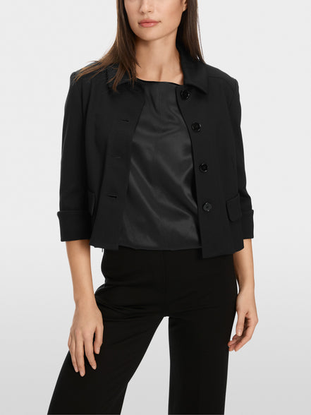 Short jacket with Kent collar