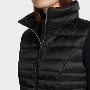 Quilted waistcoat with down lining