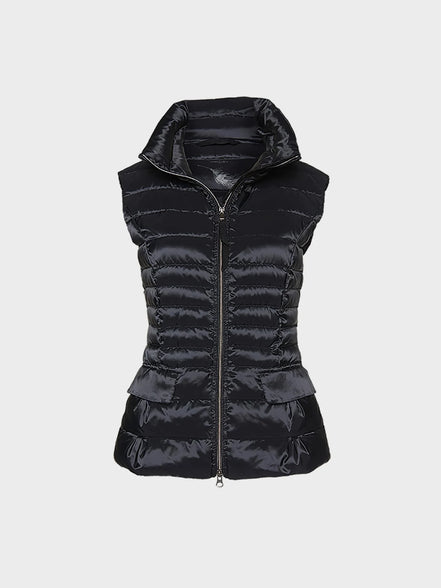 Quilted waistcoat with down lining