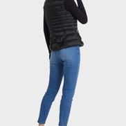Quilted waistcoat with down lining
