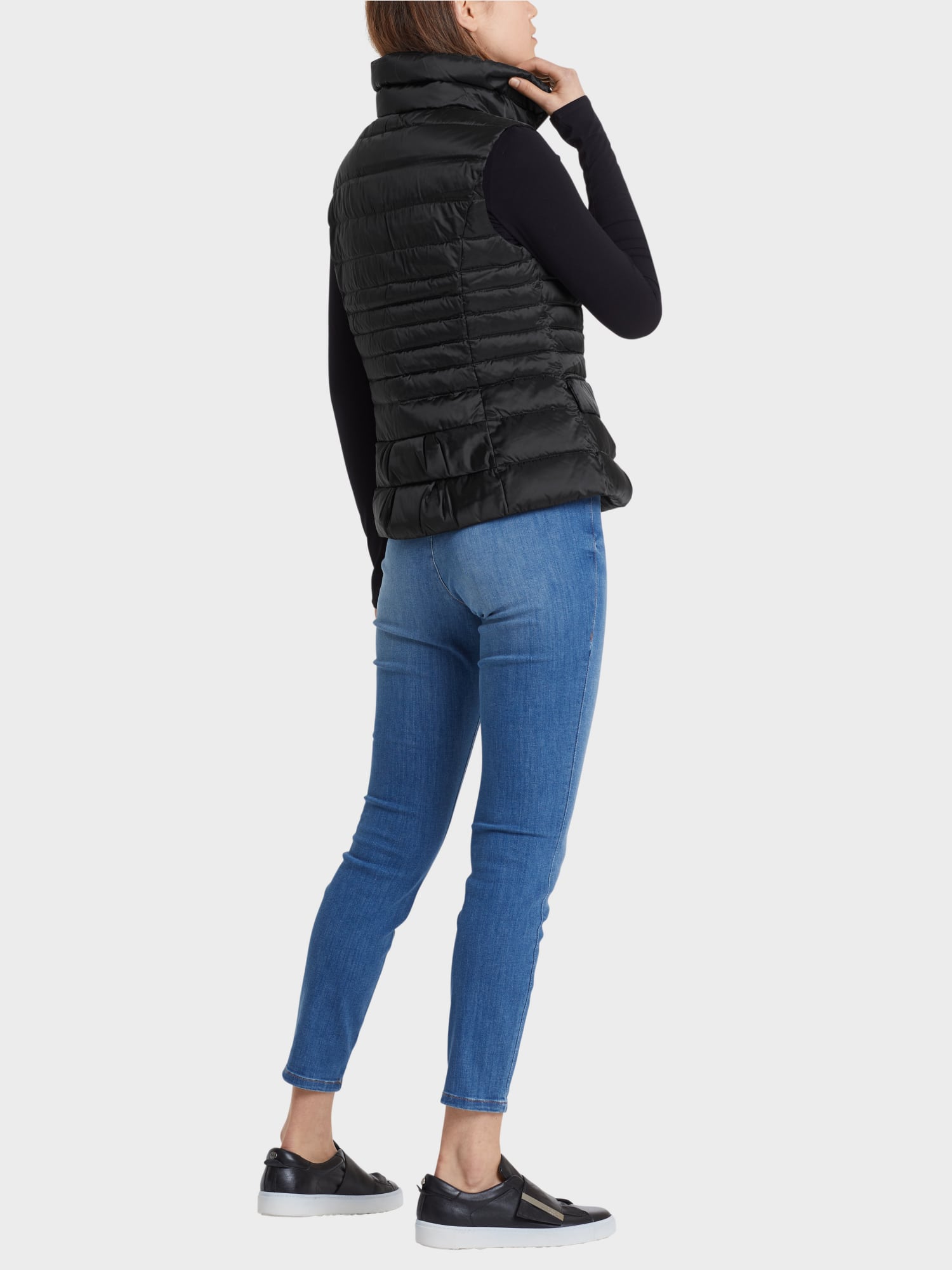 Quilted waistcoat with down lining