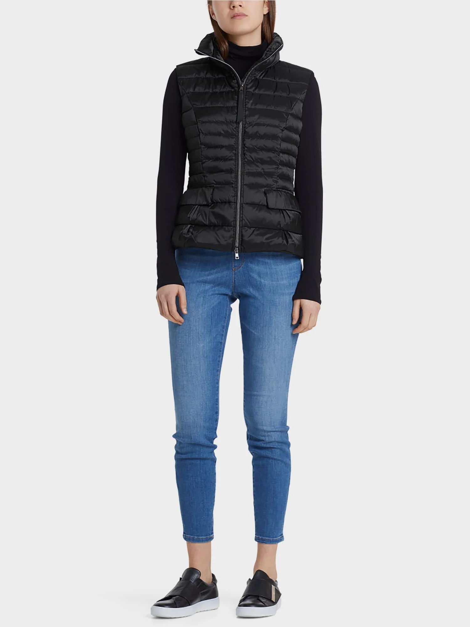 Quilted waistcoat with down lining