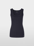 Fine-ribbed tank top