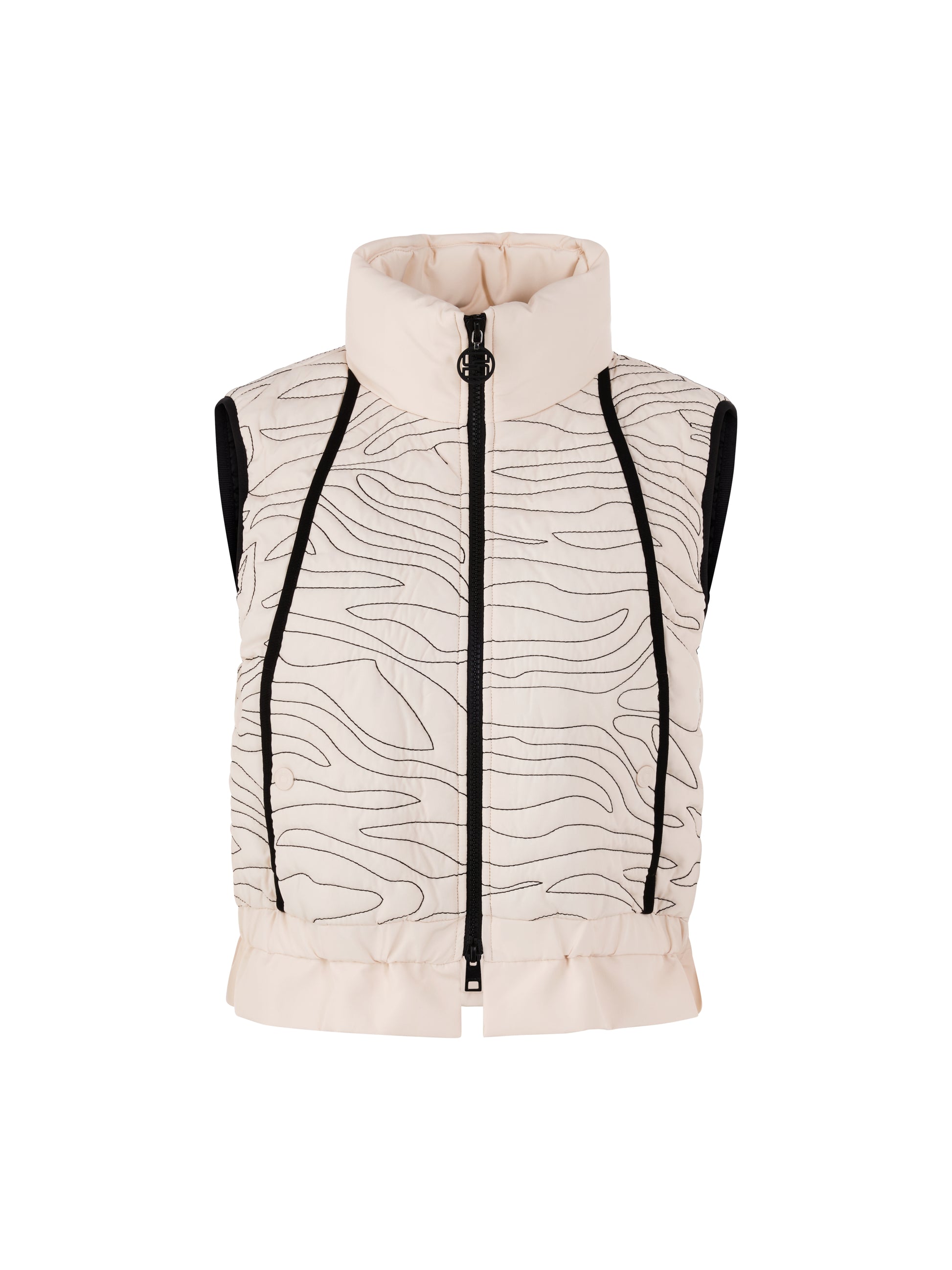 Padded quilted vest