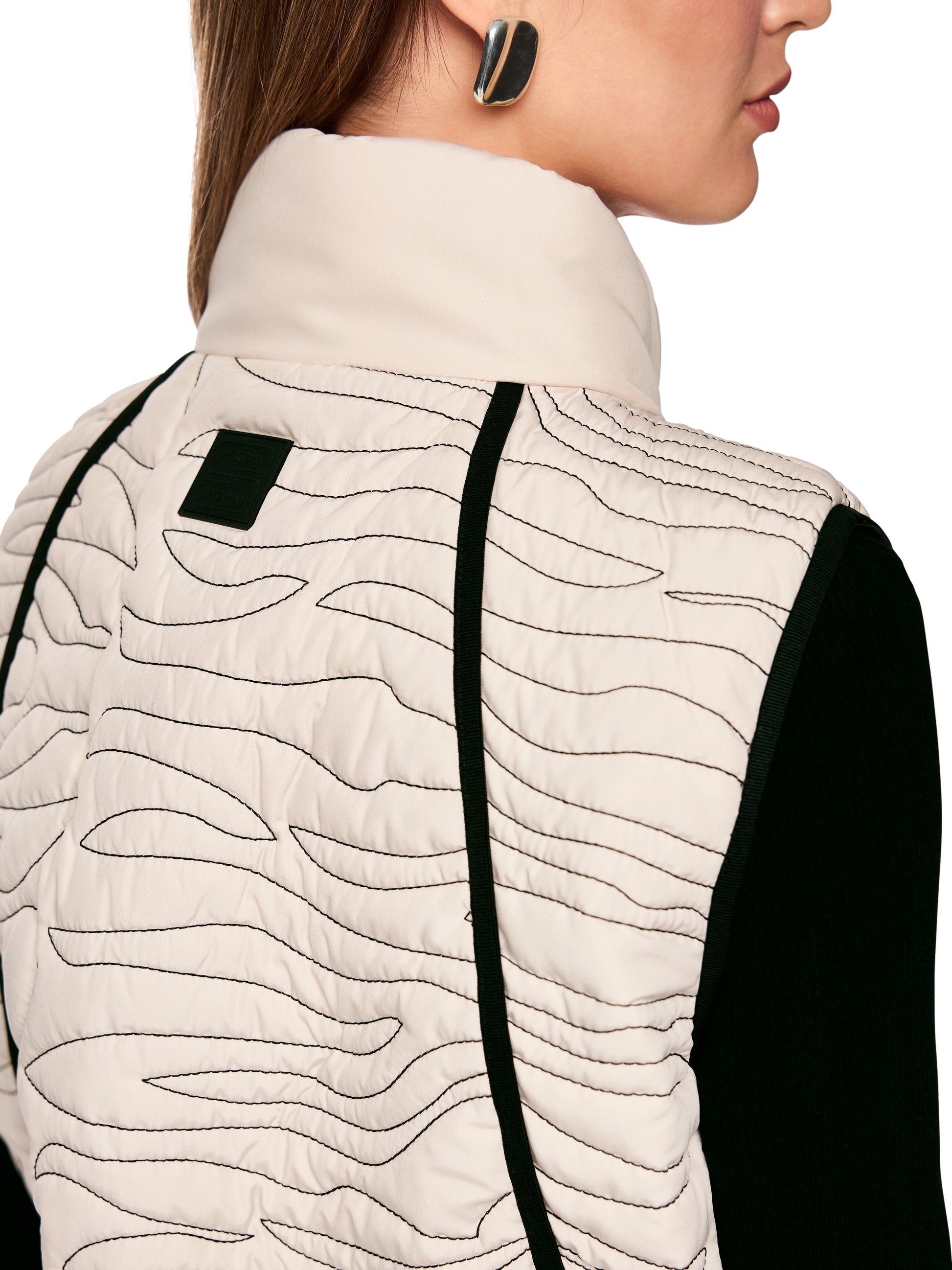 Padded quilted vest