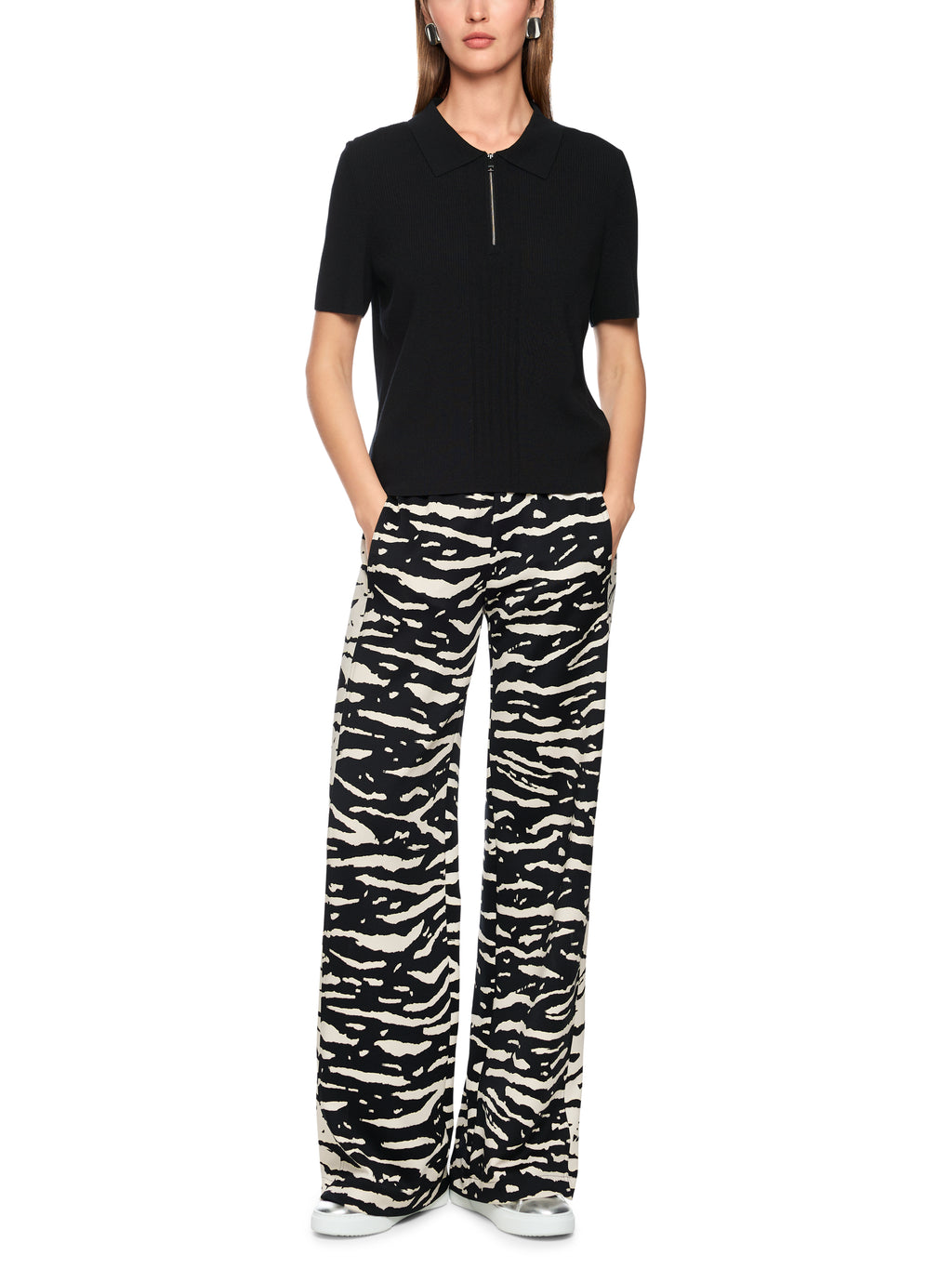 ‘Rethink Together’ knitted polo shirt