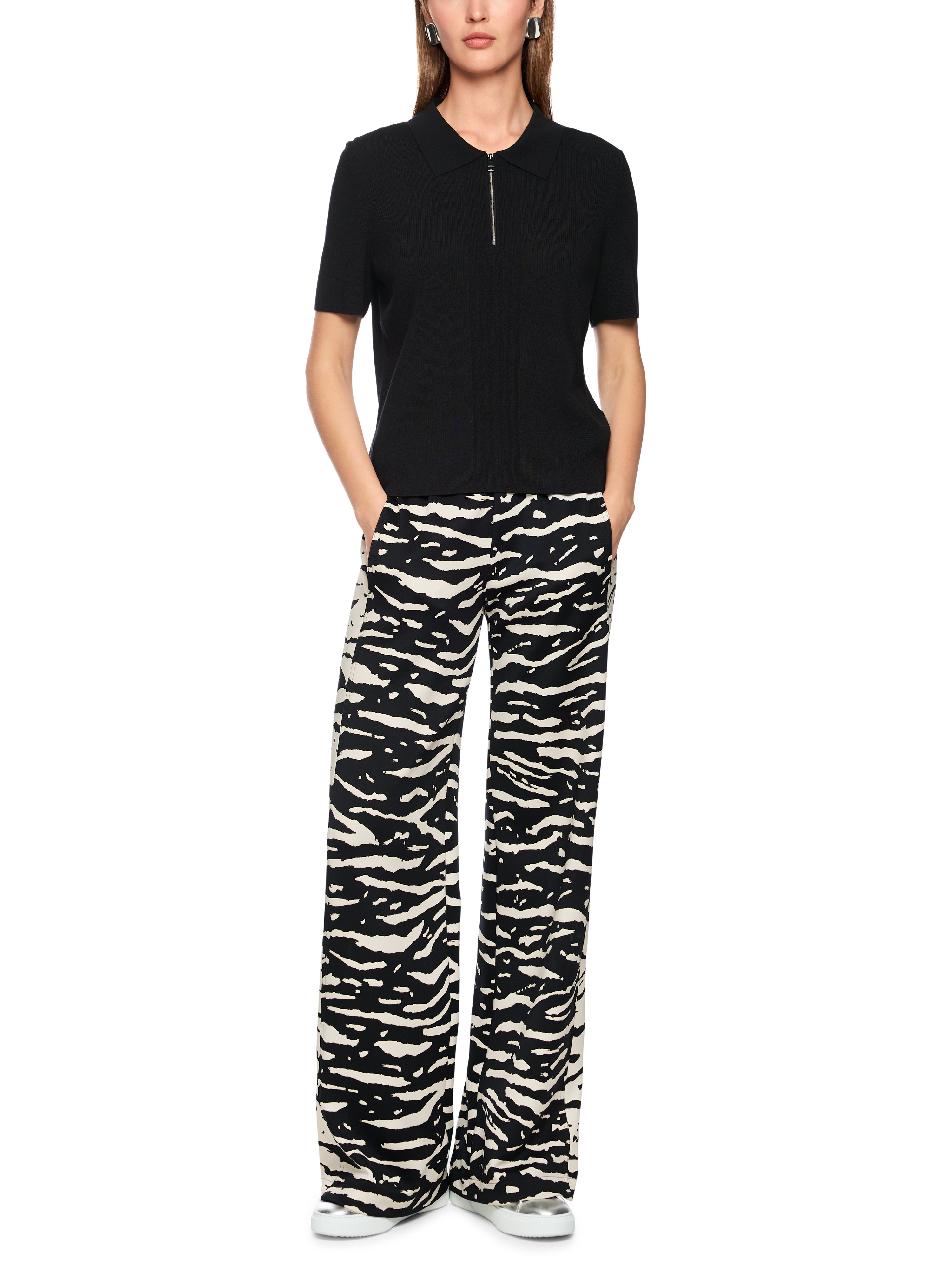 ‘Rethink Together’ knitted polo shirt