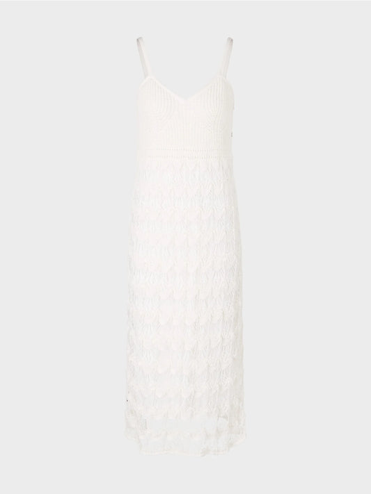 Narrow lace dress "Rethink Together"