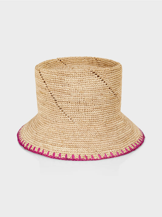 Bell shaped straw hat