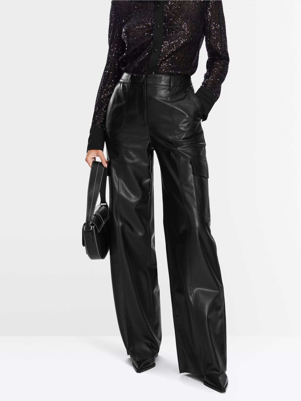 RAGUSA fun leather trousers